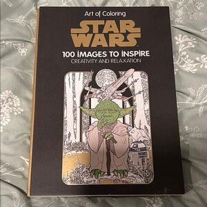 Star Wars Art of Coloring Book - Black, Gold, and Green